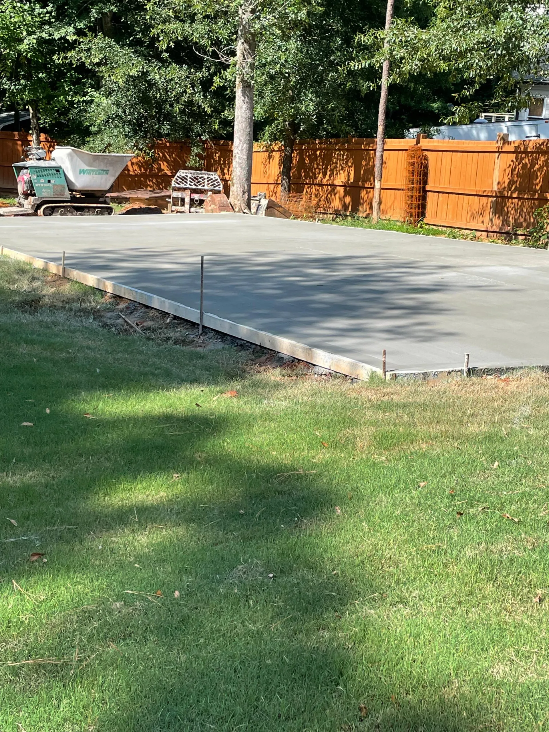 shed concrete pads