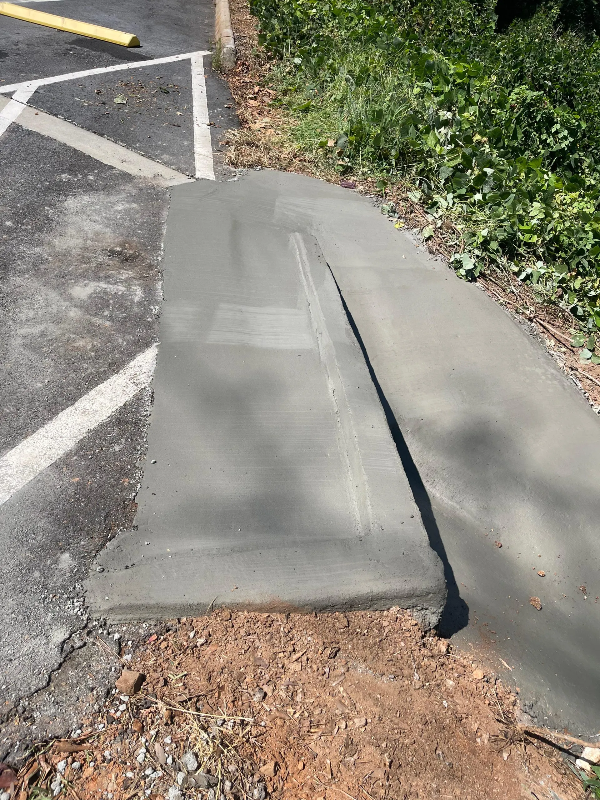 concrete walkways