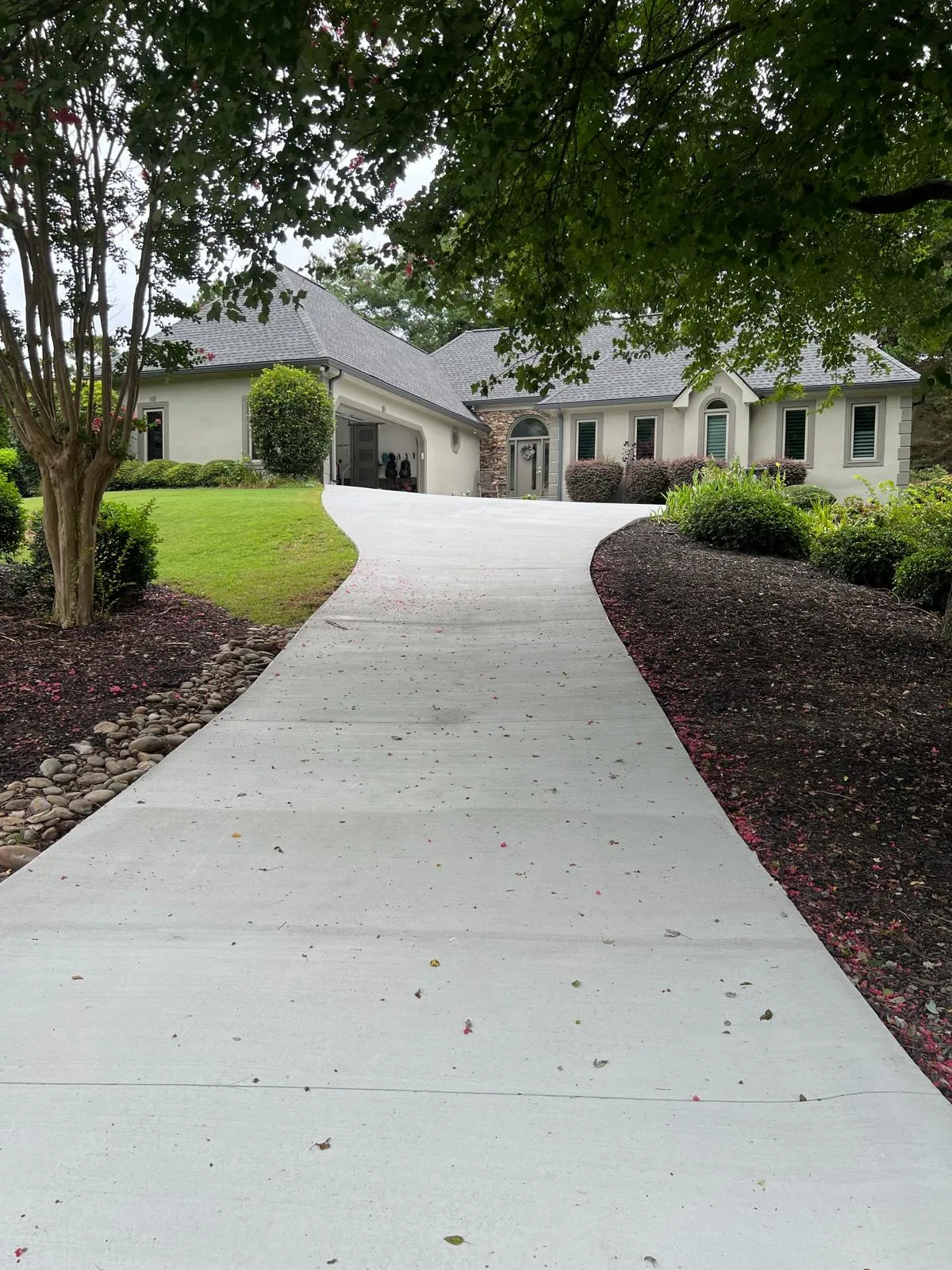 concrete driveways