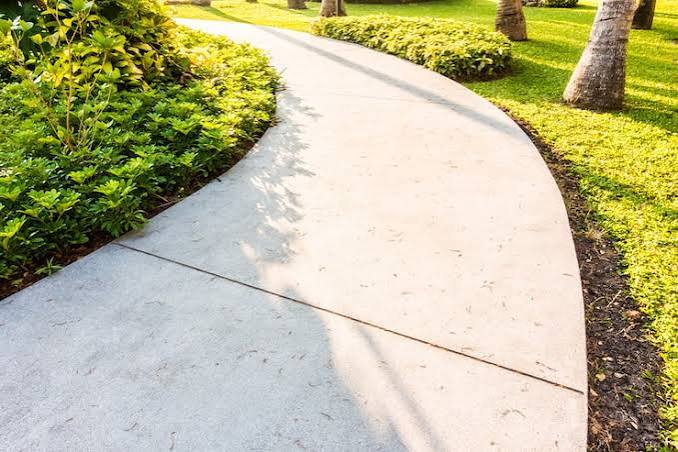 concrete sidewalks